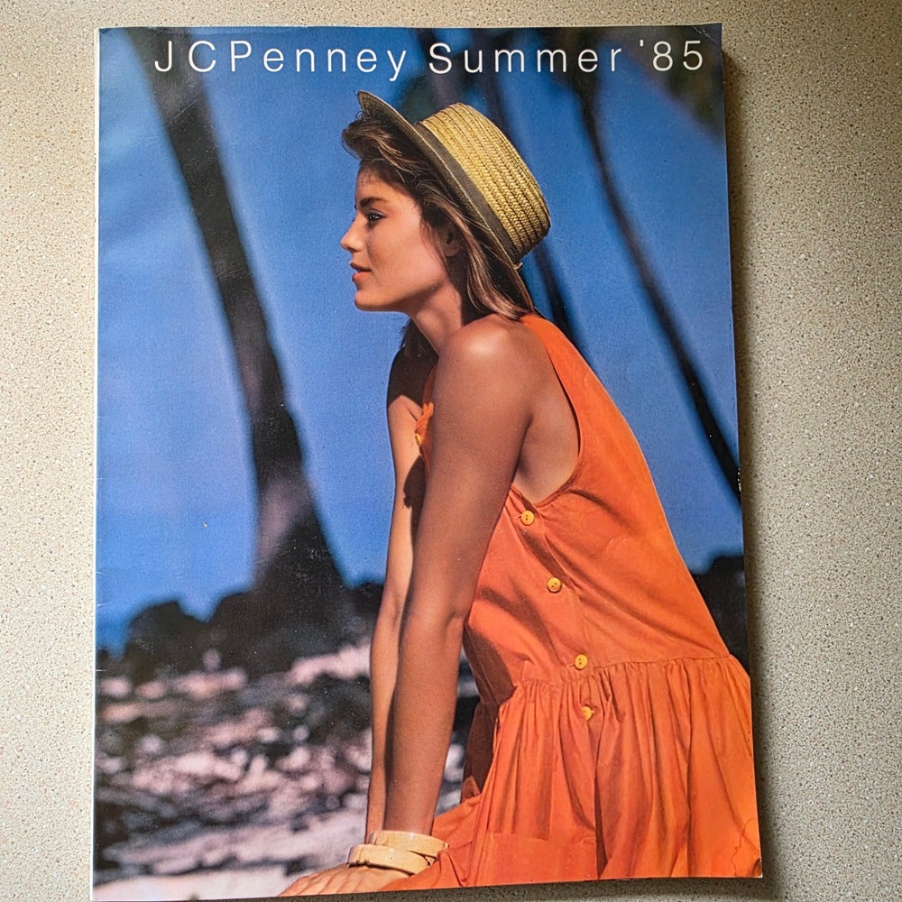 Vintage Ephemera JCPenney Summer 1985 Catalog 80s Fashion Home Decor Hilton Head